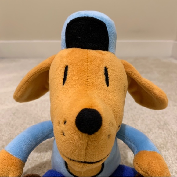 Dog Man 9.5" Plush Toy Stuffed Animal Dav Pilkey Beanie Figure - Picture 7 of 12